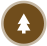 Tree Icon Dark Green